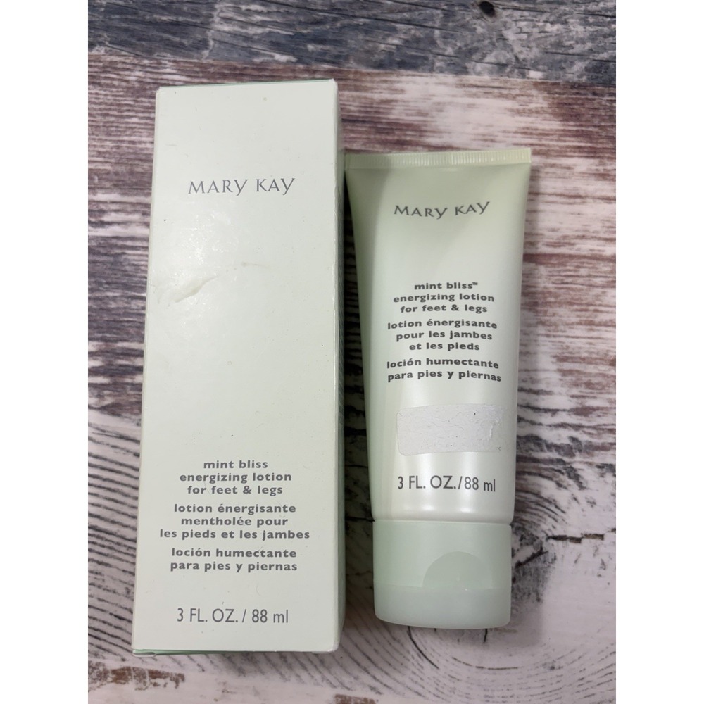 Mary Kay Mint Bliss Energizing Lotion for Feet & Legs 3 fl oz Mint Scent